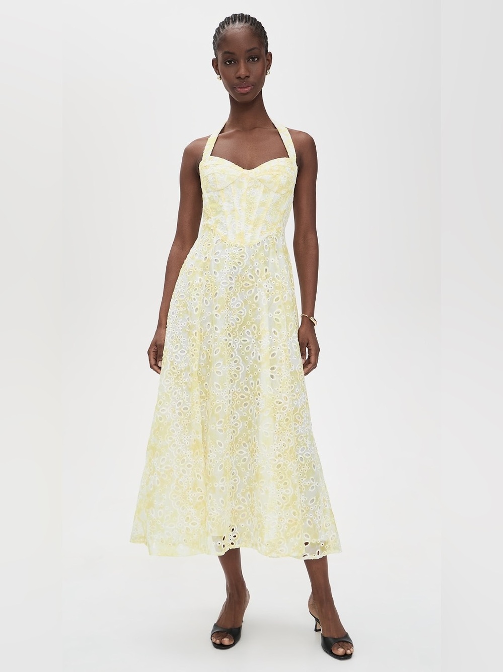🔖BARDOT Pollie Halter Midi Dress